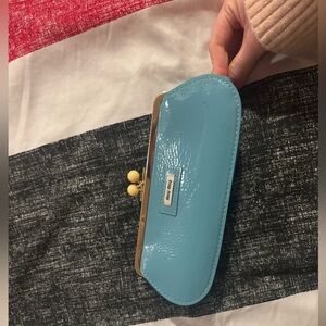 Miu Miu Blue Clutch Bag